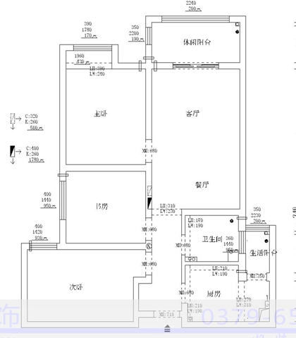 綠都悅府106平現(xiàn)代簡約風(fēng)格戶型解析